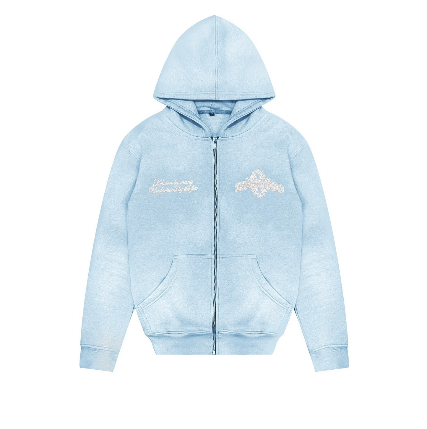 Sun Faded Hoodie - Arctic Blue