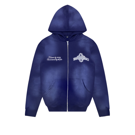 Sun Faded Hoodie - Navy